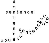 sentences cross